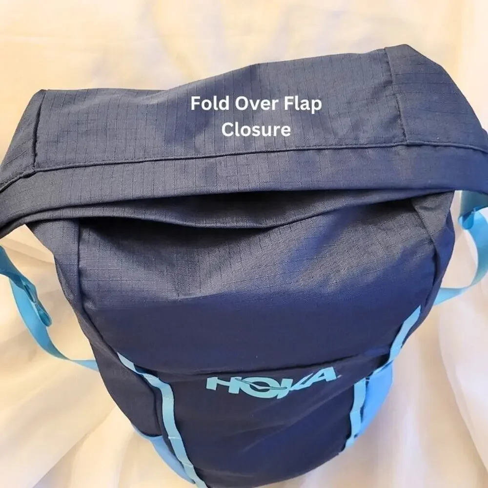 Hoka All Gender Large Logo Backpack Navy Blue